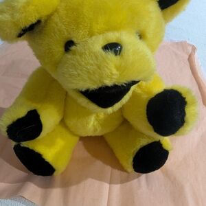 Yellow and Black Plush Toy